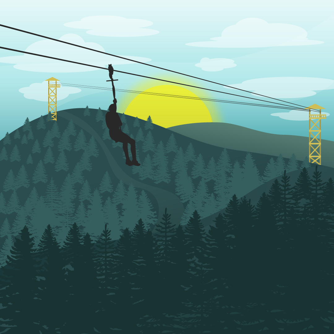 Zipline Promo 1 Camp Fortune